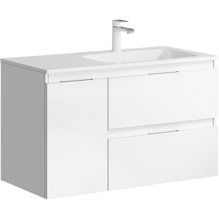 Подвесная тумба под раковину Aqwella Accent ACC0109RW 90 см