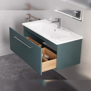 Тумба под раковину подвесная Velvex Posse tp.POS.OSK.105.1Y верде, 105 см