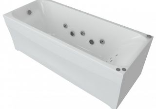 Акриловая ванна АКВАТЕК Альфа 150x70 см без гидромассажа