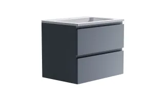 Тумба с раковиной Astra-Form Альфа 03060004ncss3005-r80b+04010006 70 см голубой матовый