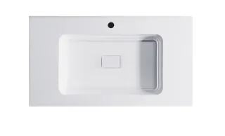 Тумба с раковиной Astra-Form Альфа 3060007ncss3005-r80b+04010008 90 см голубой матовый