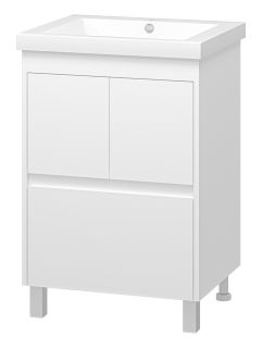Напольная тумба под раковину Misty Алиса 58см белый