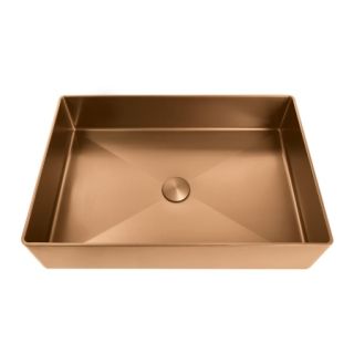 Раковина AltroBagno Astro 001019 RaSp из нержавеющей стали медь матовая