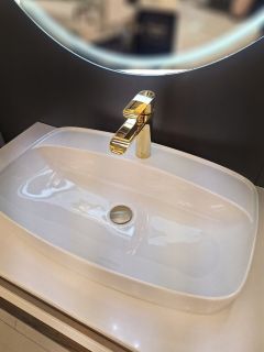 Смеситель для раковины AltroBagno Costanza 0125 Or