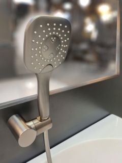 Смеситель для ванны AltroBagno Lamberto 0224 GrMt сталь оружейная