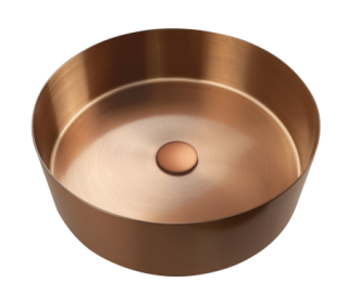 Раковина AltroBagno Luna 001003 RaSp из нержавеющей стали медь матовая