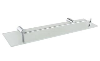 Полка стеклянная Haiba HB8407 хром