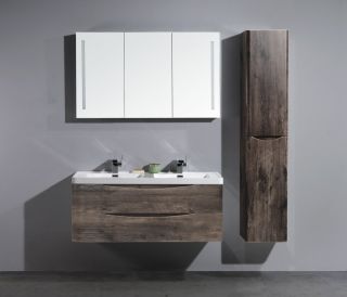 Тумба под раковину BelBagno подвесная 120x45см Rovere Moro ANCONA-N-1200-2C-SO-2-RW