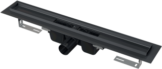 Душевой лоток AlcaPlast чёрный матовый 1150мм APZ1BLACK-1150