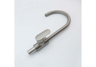 Смеситель для кухни Aquatek Ника AQ1882BGM оружейная сталь