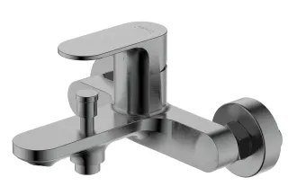 Смеситель для ванны Aquatek Альфа AQ1940BGM оружейная сталь