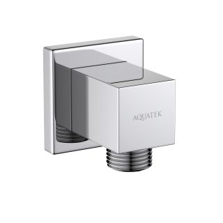 Шланговое подсоединение Aquatek AQ2458CR хром