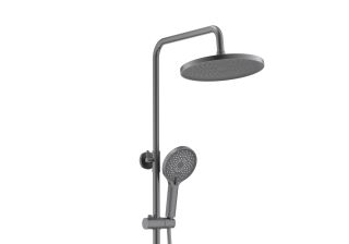 Душевая стойка Aquatek Лугано AQ2740BGM оружейная сталь