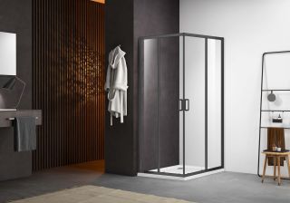 Душевой уголок Aquatek AQ ARI KV 10020GM 100x100 см оружейная сталь