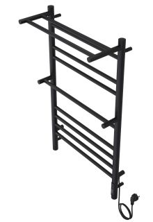 Электрический полотенцесушитель Aquatek Альфа AQ EL RRP1090BL П10 50x90см чёрный муар