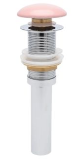 Донный клапан для раковины AQUAme AQM7002-0MP без перелива розовый матовый