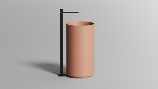 Напольная раковина Salini Armonia 01 S-Stone 130111SMRF 45см RAL полностью