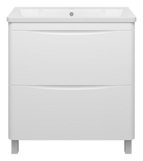 Напольная тумба под раковину Misty Атлантик 80 см белый