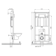 Система инсталляции для подвесного унитаза Sava Fix Slim