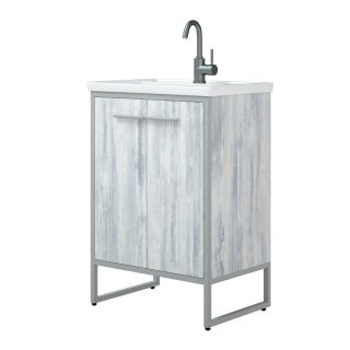 Тумба под раковину Corozo Айрон 60см арт/серый SD-00000308