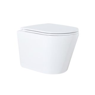 Сет AZARIO Teramo AZ-8010-1000+AZ-8200-0031+AZ-0053 инсталляция с панелью смыва + унитаз ( круглый) с сидением микролифт +клавиша, хром глянцевый