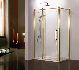Душевое ограждение Azario ONTARIO AZ-NBB1231-L 900 GOLD
