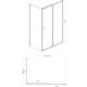 Душевое ограждение AZARIO MILTON AZ-ND1131 R 1200