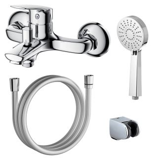 Смеситель для ванны AZARIO EVORA AZ-WKE238043C  с ручным душем