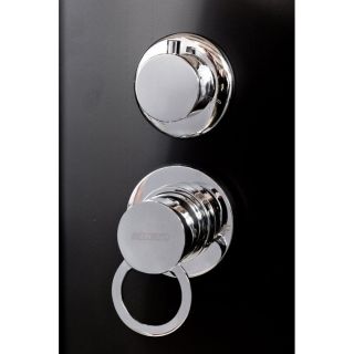 Душевая кабина Deto BМ4510 N с гидромассажем BLACK 100х100х208 см