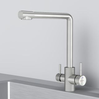 Смеситель для кухни Am.Pm X-Joy S F85B05711 с каналом для питьевой воды сатин