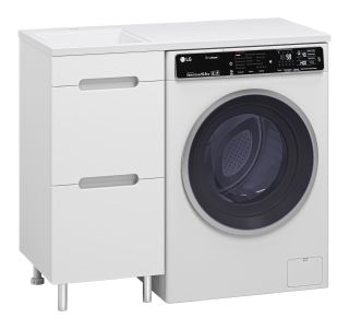 Напольная тумба под раковину Misty Байкал 40см белый