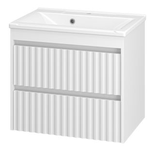 Подвесная тумба под раковину Brevita Balaton BAL-06065-01-01П2Я 65см белый