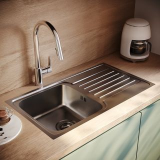 Кухонная мойка IDDIS Sound SND78SDi77 78см сталь