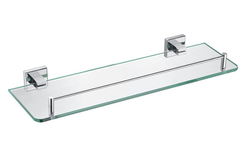 Полка стеклянная Melana MLN-862004P хром