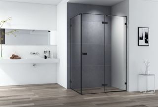 Душевой уголок Cezares Bellagio 120x80см чёрный BELLAGIO-AH-1-120/80-C-NERO