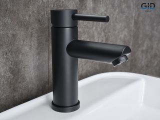 Смеситель для раковины Gid Berlin SS080-BM-K SS080BMK черный матовый