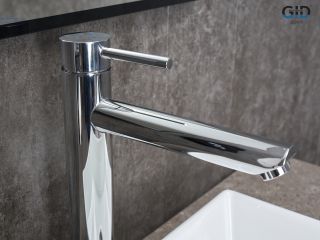 Смеситель высокий для раковины Gid Berlin SS080-CH-D SS080CHD хром