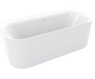 Акриловая ванна Riho Devotion Back2Wall Glossy Sparkle System B096002005 180x80см с аэромассажем белый