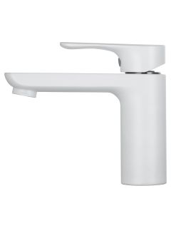 Смеситель для раковины Wonzon & Woghand Line WW-A40732-MW белый матовый