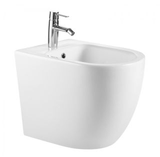 Биде приставное ABBER Bequem AC1152 белый