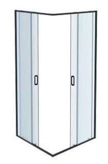 Душевой уголок Aquatek AQ ARI KV 08020BL 80x80см чёрный