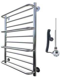 Электрический полотенцесушитель Тругор Блиц 80x50см хром Блиц/элТЭН8050