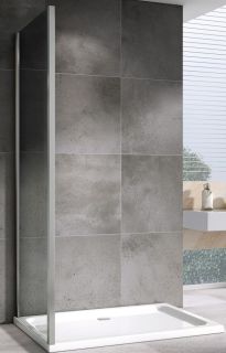 Душевая стенка ABBER Schwarzer Diamant 70см хром S70