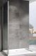 Душевая стенка ABBER Schwarzer Diamant 70см хром S70