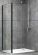 Душевая стенка ABBER Schwarzer Diamant 90см чёрный S90B