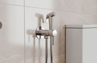 Гигиенический душ Bravat D9151CP-ENG со смесителем, хром