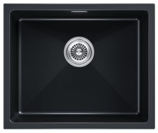 Мойка кухонная Paulmark Lumi LU55-BLM чёрный металлик