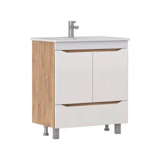 Тумба под раковину напольная Vigo Grani tn.GRI.OSK.75.2D.1Y 75 см дуб золотой