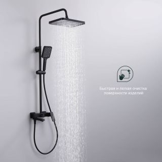 Душевая стойка Splenka S01.24.06 чёрный