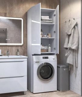 Шкаф под стиральную машину Vigo Grani 036 64 см белый